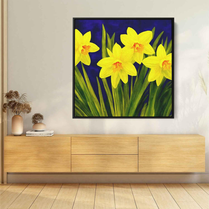 Watercolor Daffodils #006 - Kanvah