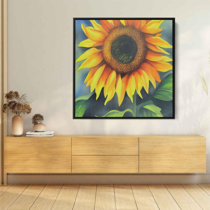 Watercolor Sunflower #008 - Kanvah
