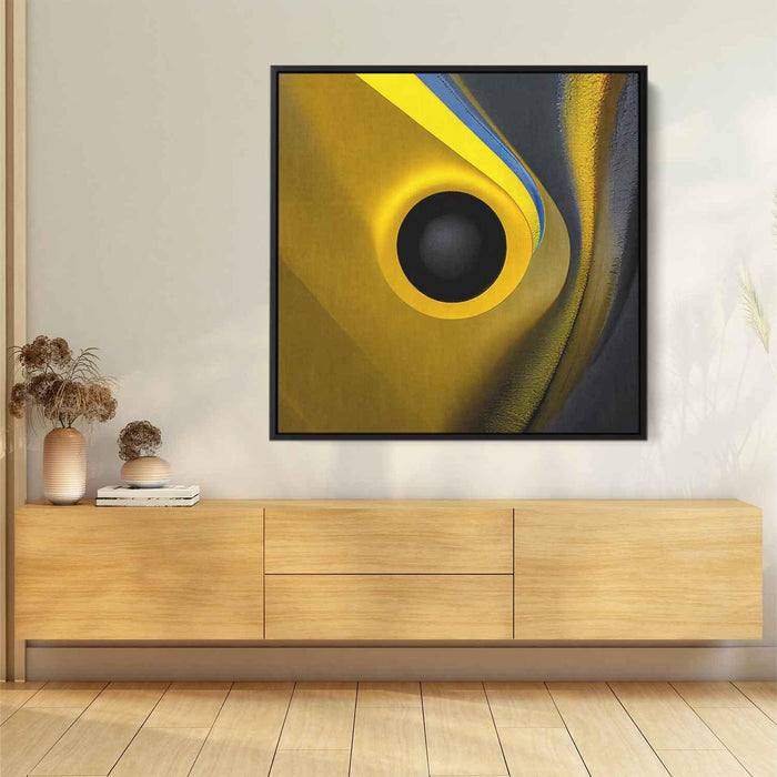 Yellow Abstract Print #004 - Kanvah