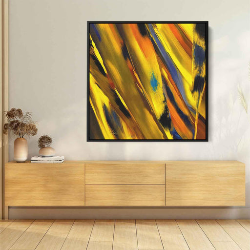 Yellow Abstract Print #022 - Kanvah