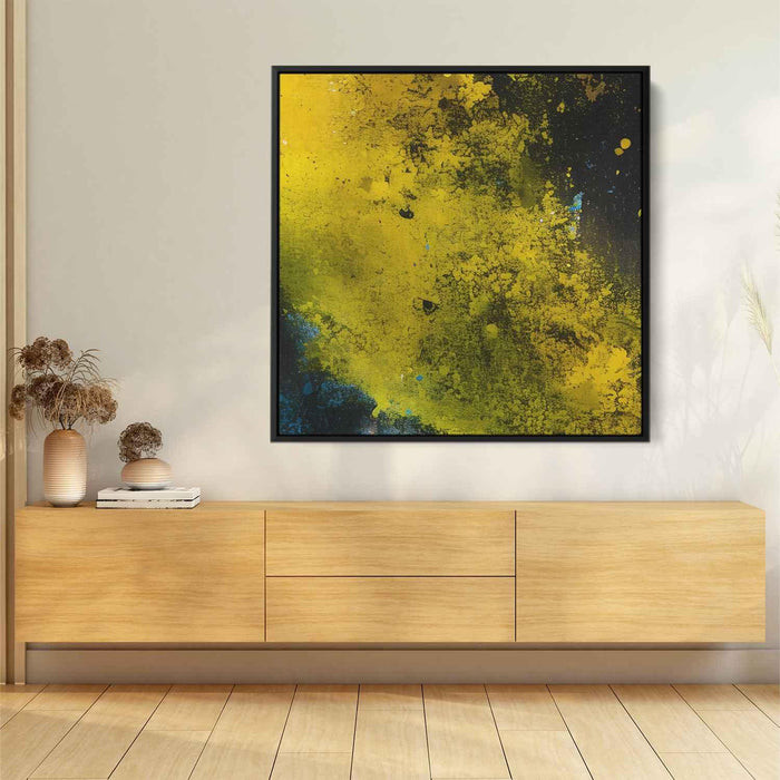 Yellow Abstract Splatter #020 - Kanvah