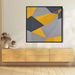 Yellow Geometric Abstract #020 - Kanvah