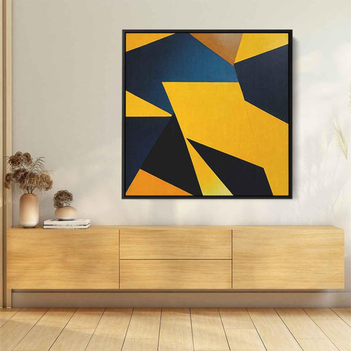 Yellow Geometric Abstract #030 - Kanvah