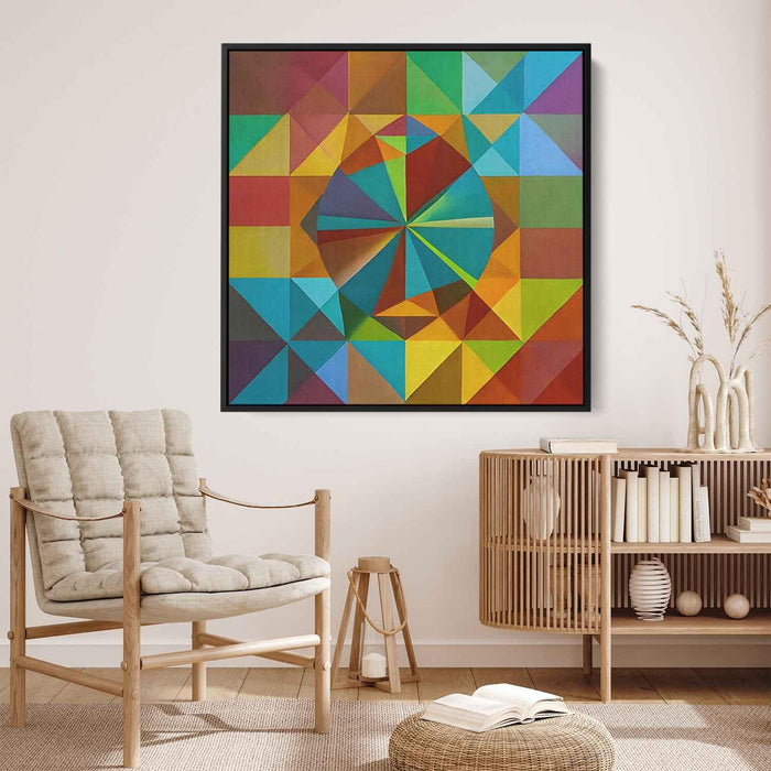 Abstract Geometric Triangles #001 - Kanvah