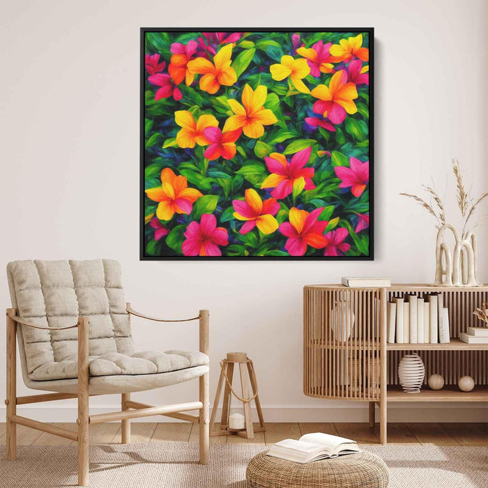 Acrylic Tropical Flowers #003 - Kanvah