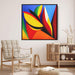 Cubist Oil Birds of Paradise #005 - Kanvah