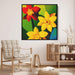 Cubist Oil Daffodils #003 - Kanvah