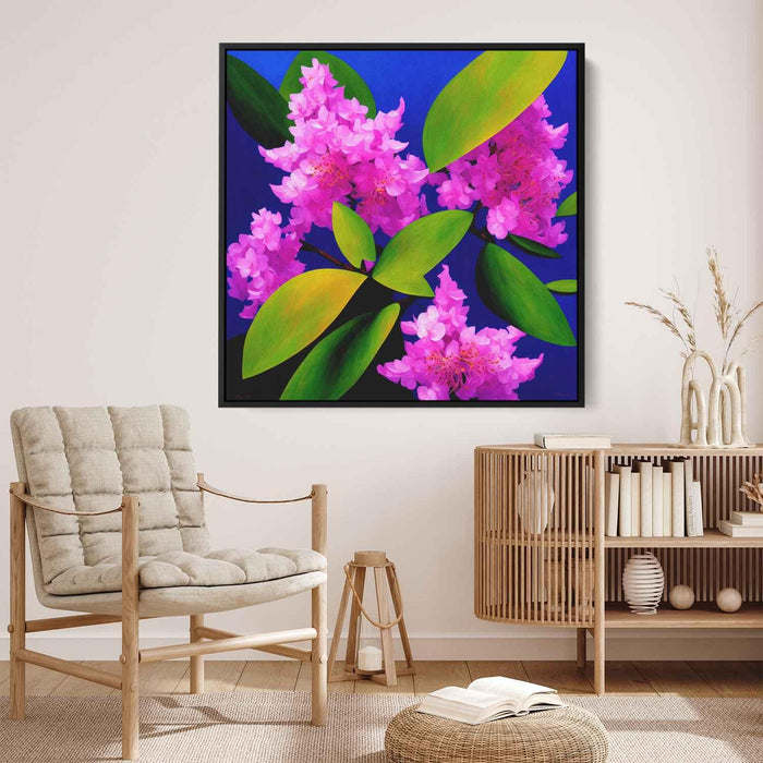 Cubist Oil Rhododendron #001 - Kanvah