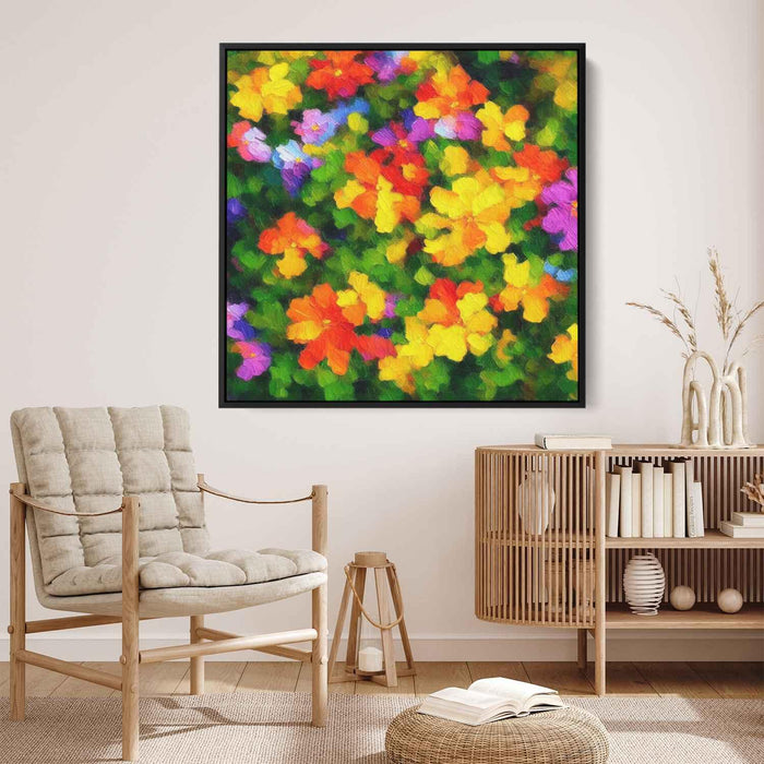 Impressionist Oil Tropical Flowers #007 - Kanvah