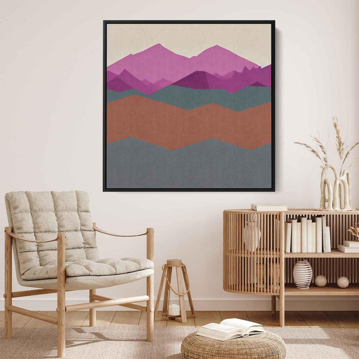 Line Art Desert Mountains #026 - Kanvah