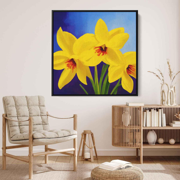 Modern Oil Daffodils #005 - Kanvah
