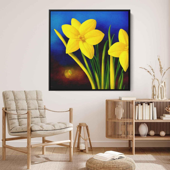 Daffodils Oil Painting #003 - Kanvah