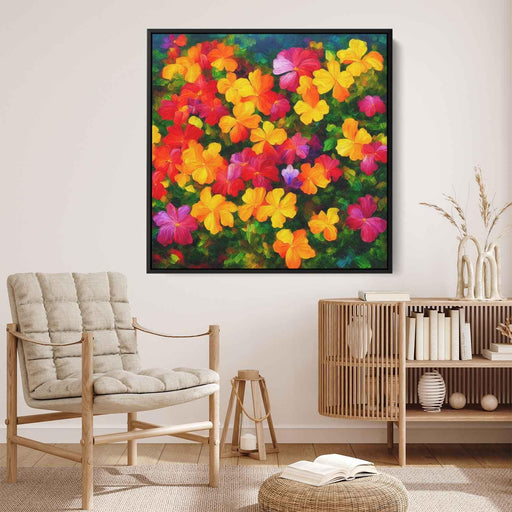 Tropical Flowers Oil Painting #001 - Kanvah