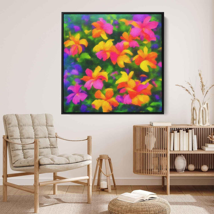 Tropical Flowers Oil Painting #003 - Kanvah