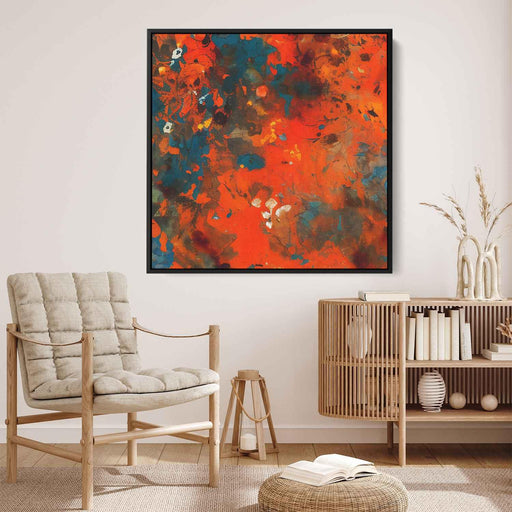 Orange Abstract Splatter #007 - Kanvah