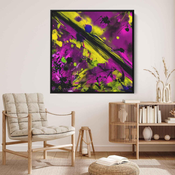 Purple Abstract Splatter #007 - Kanvah