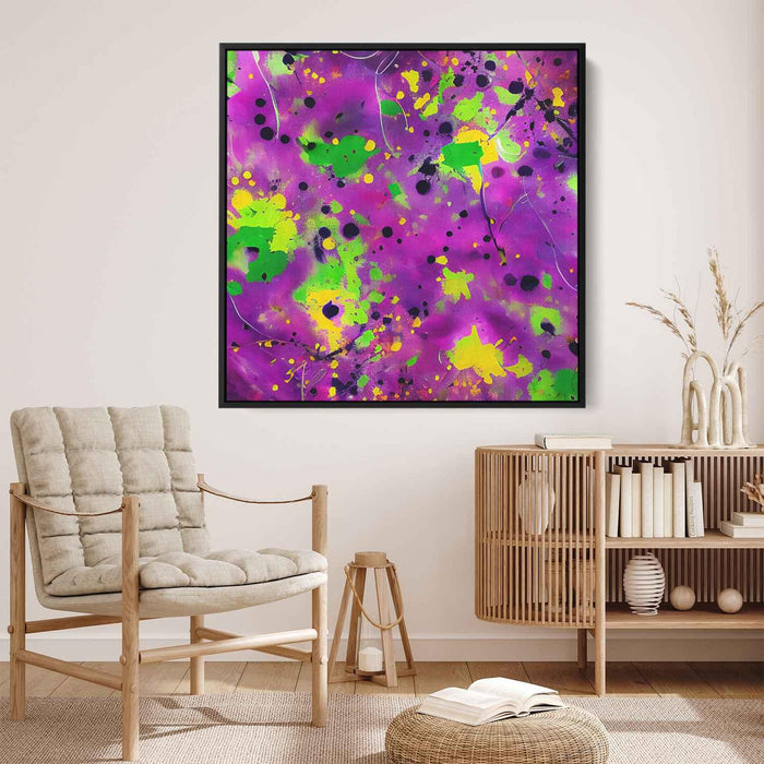 Purple Abstract Splatter #013 - Kanvah