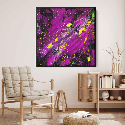 Purple Abstract Splatter #029 - Kanvah