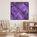 Purple Geometric Abstract #007 - Kanvah