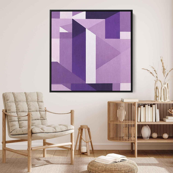 Purple Geometric Abstract #013 - Kanvah