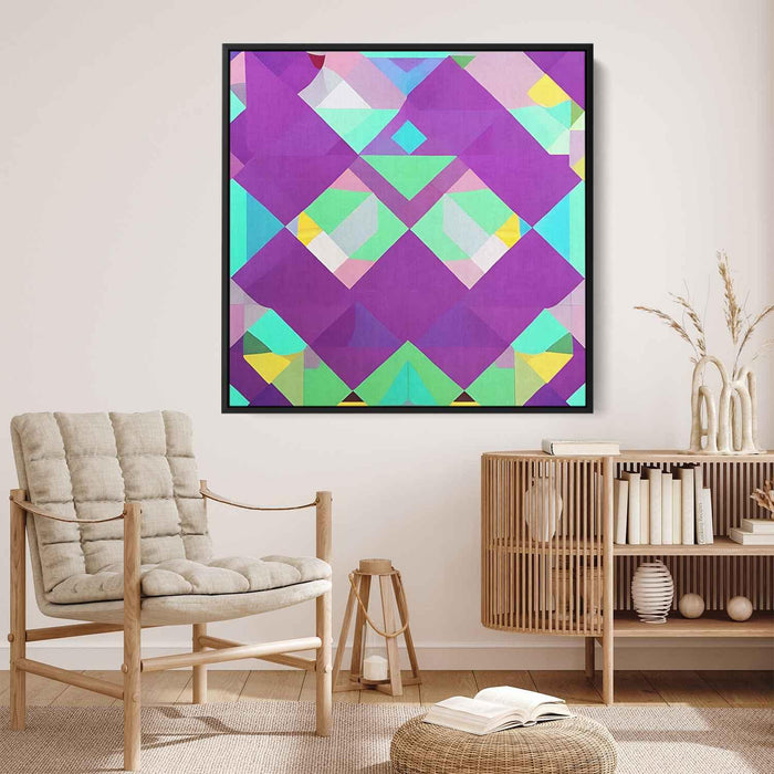 Purple Geometric Abstract #021 - Kanvah