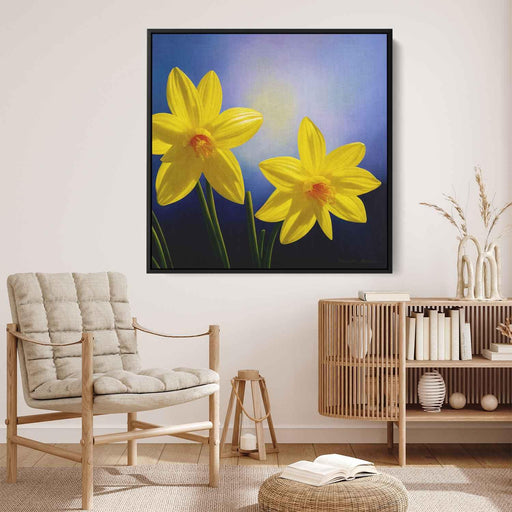 Realistic Oil Daffodils #001 - Kanvah