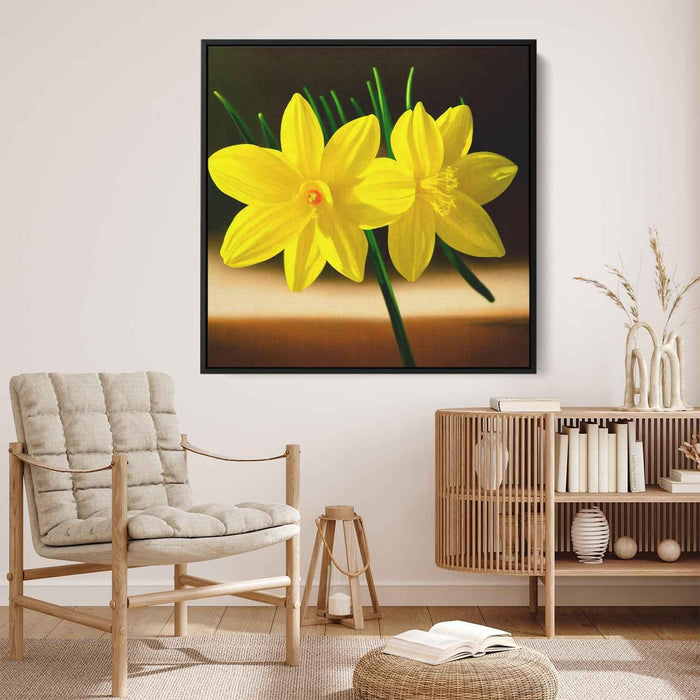 Realistic Oil Daffodils #003 - Kanvah