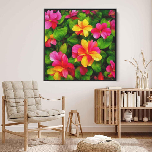 Realistic Oil Tropical Flowers #001 - Kanvah