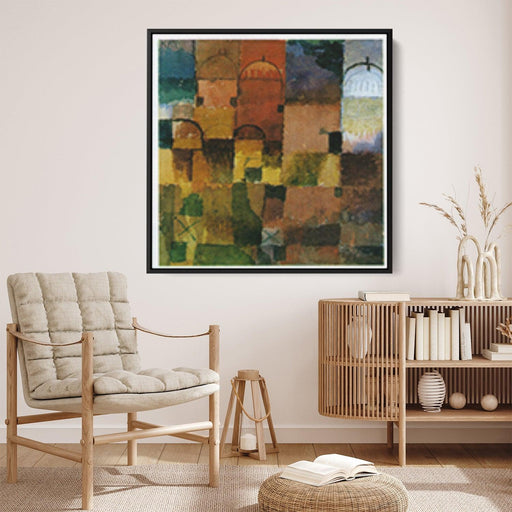 "Flora on rocks Sun" by Paul Klee - Canvas Artwork