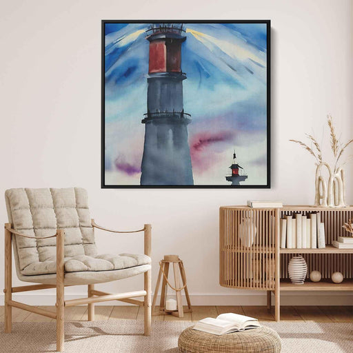 Watercolor Lighthouse #033 - Kanvah