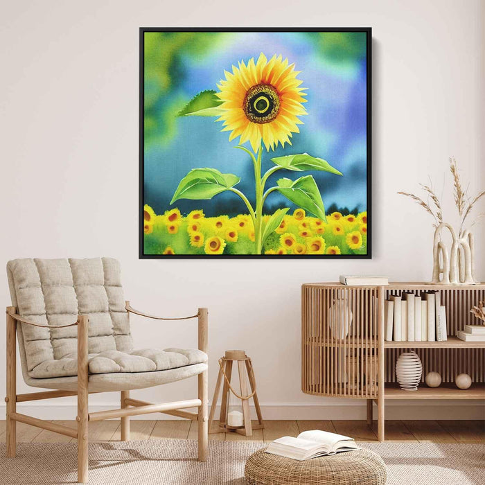 Watercolor Sunflower #011 - Kanvah