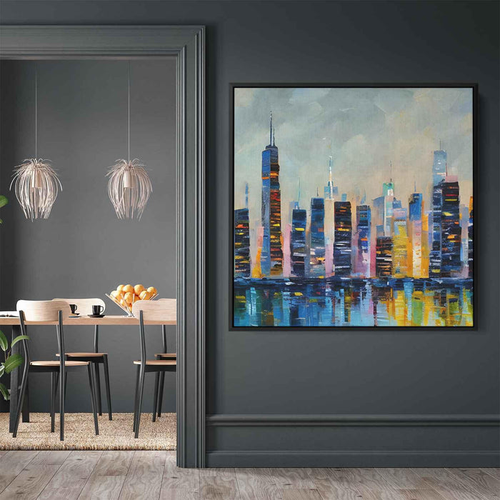 Abstract New York City Skyline #015 - Kanvah
