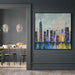 Abstract New York City Skyline #015 - Kanvah