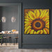 Abstract Sunflower #007 - Kanvah