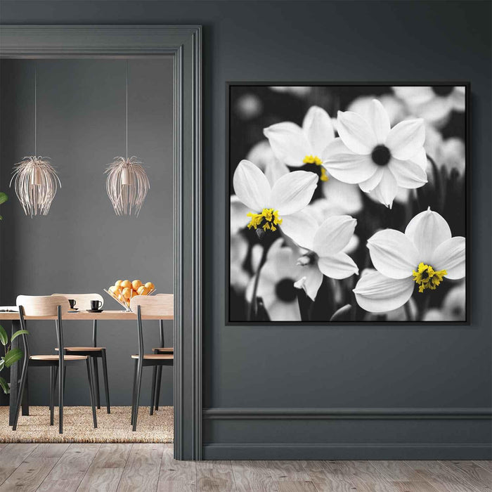 Black and White Daffodils #001 - Kanvah