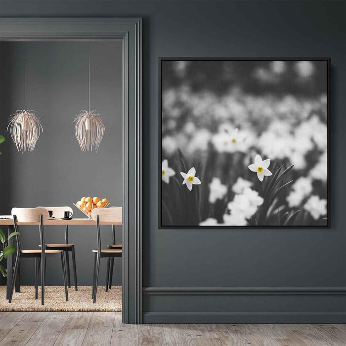 Black and White Daffodils #011 - Kanvah