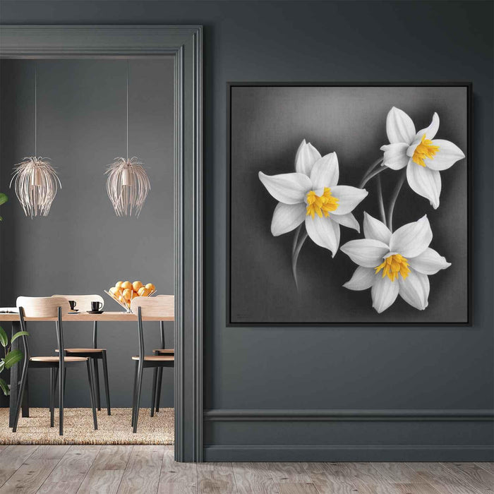 Charcoal Daffodils #003 - Kanvah