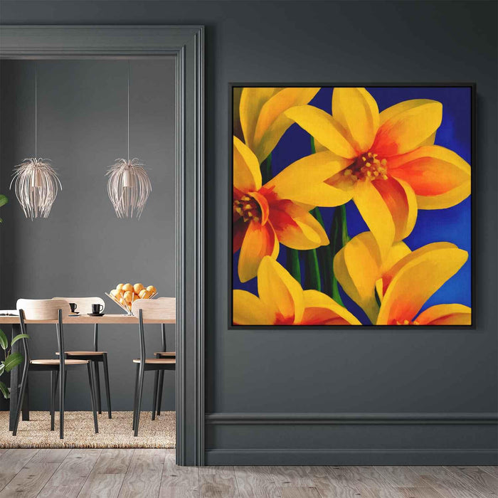 Contemporary Oil Daffodils #003 - Kanvah