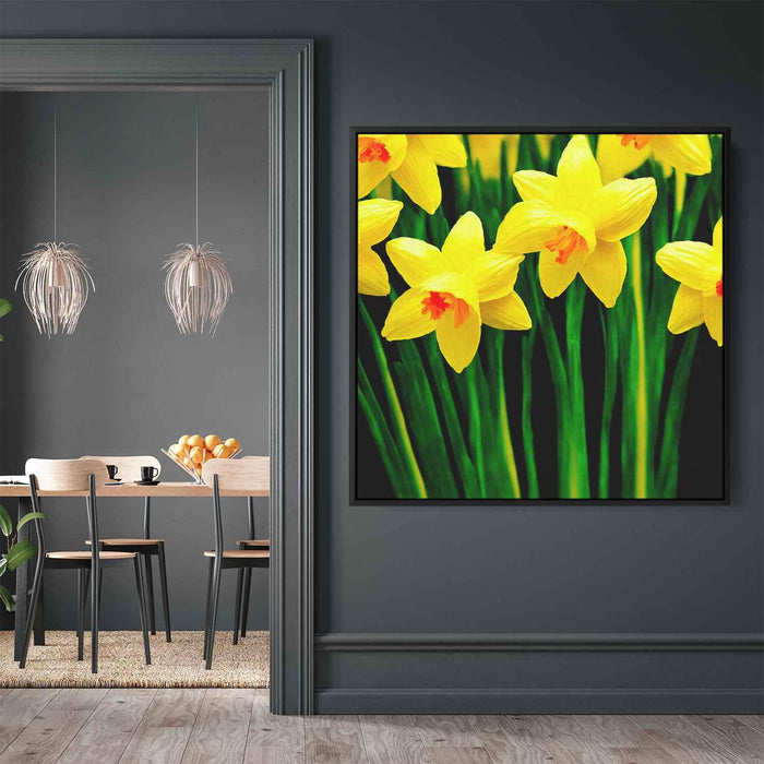 Contemporary Oil Daffodils #005 - Kanvah