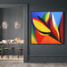 Cubist Oil Birds of Paradise #005 - Kanvah