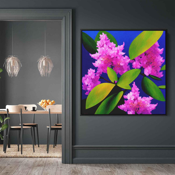 Cubist Oil Rhododendron #001 - Kanvah