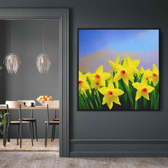 Daffodils Oil Painting #001 - Kanvah