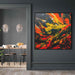 Orange Abstract Splatter #001 - Kanvah