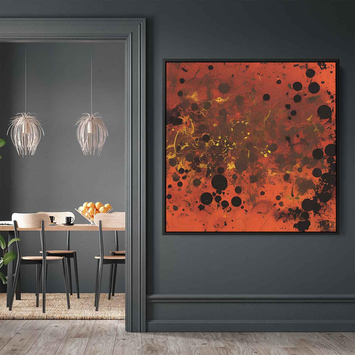 Orange Abstract Splatter #021 - Kanvah