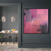 Pink Abstract Painting #029 - Kanvah