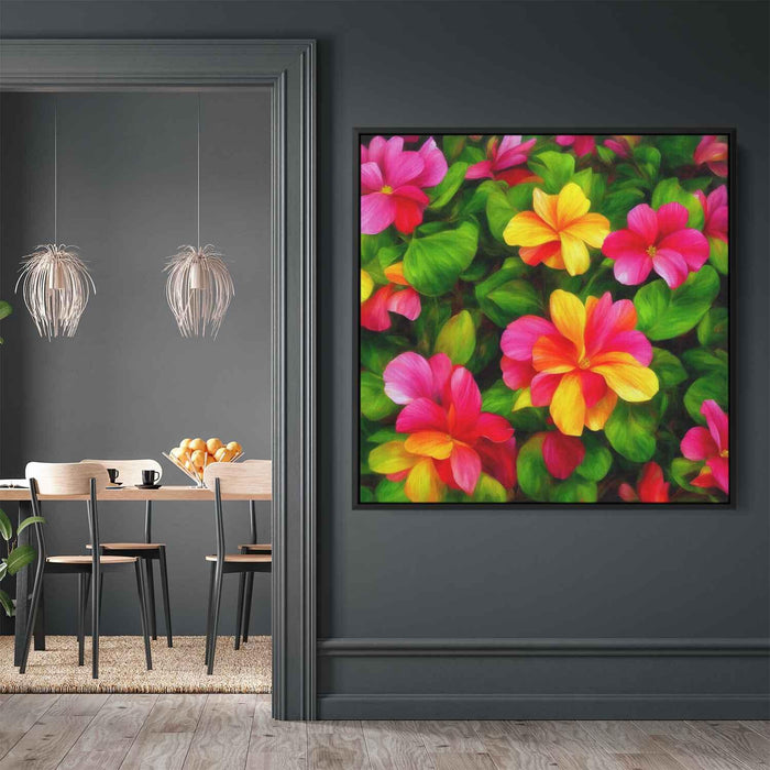 Realistic Oil Tropical Flowers #001 - Kanvah