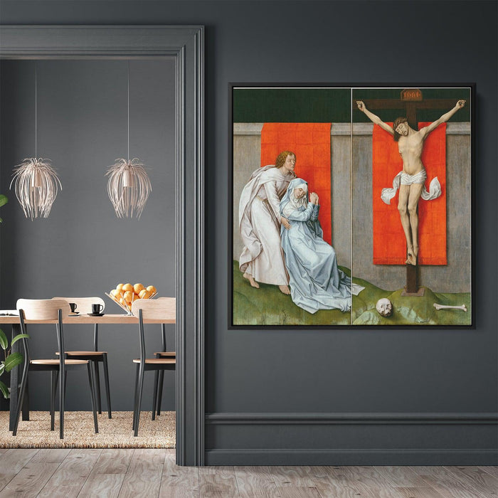 Crucifixion Diptych (1460) by Rogier van der Weyden - Kanvah