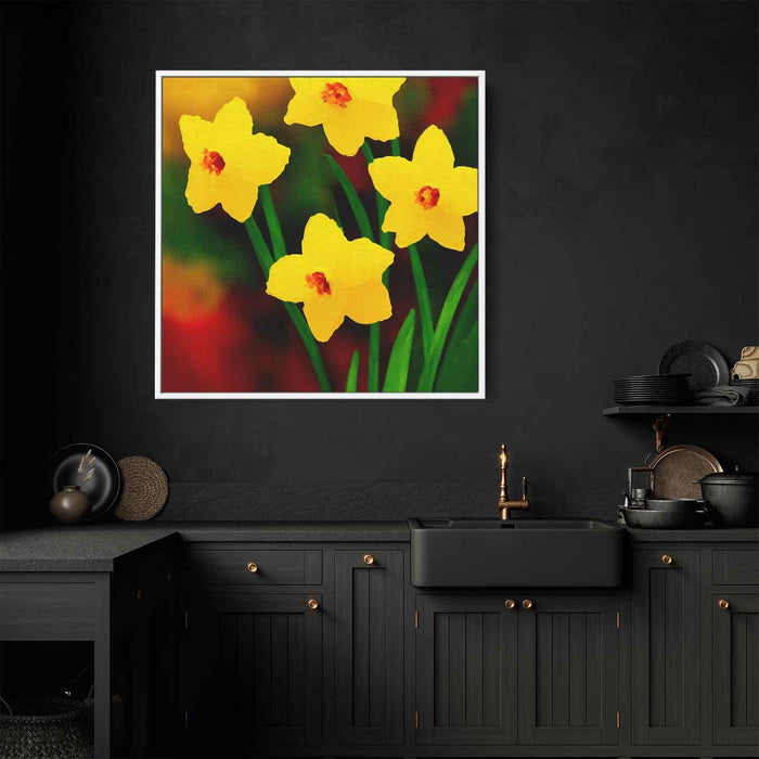 Abstract Daffodils #001 - Kanvah