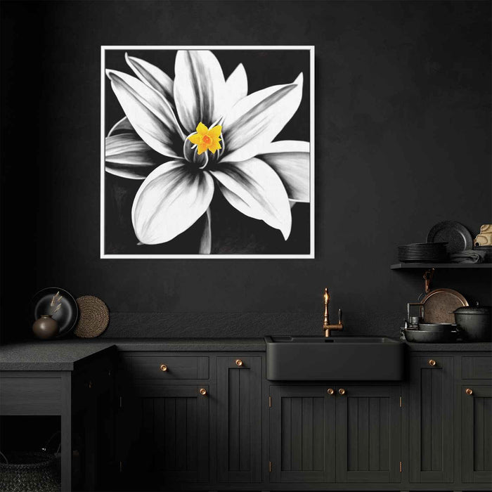 Charcoal Daffodils #001 - Kanvah