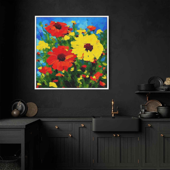 Contemporary Oil Wild Flowers #001 - Kanvah